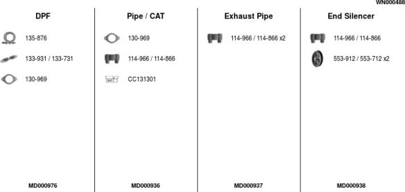 FA1 WN000488 - Система випуску ОГ autocars.com.ua