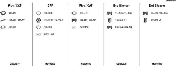 FA1 WN000489 - Система випуску ОГ autocars.com.ua