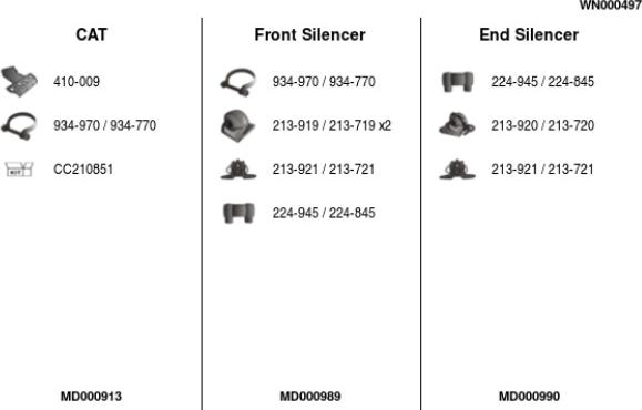 FA1 WN000497 - Система випуску ОГ autocars.com.ua