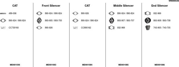 FA1 WN000536 - Система випуску ОГ autocars.com.ua
