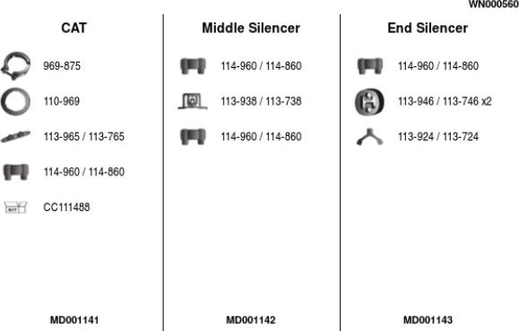 FA1 WN000560 - Система випуску ОГ autocars.com.ua