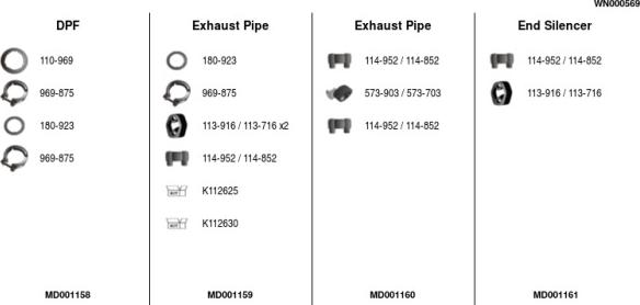 FA1 WN000569 - Система випуску ОГ autocars.com.ua