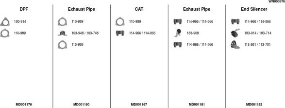 FA1 WN000576 - Система випуску ОГ autocars.com.ua