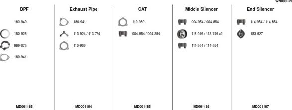 FA1 WN000579 - Система выпуска ОГ autodnr.net