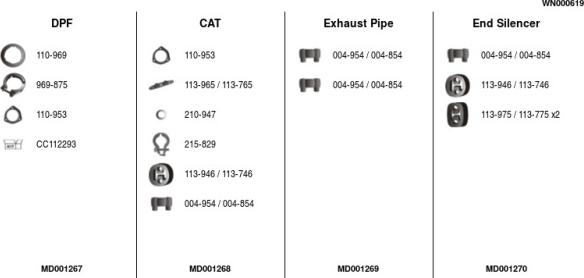 FA1 WN000619 - Система випуску ОГ autocars.com.ua