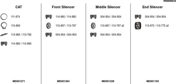 FA1 WN000633 - Система випуску ОГ autocars.com.ua