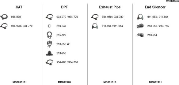 FA1 WN000646 - Система випуску ОГ autocars.com.ua