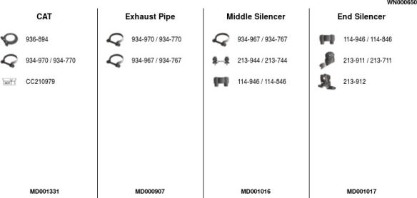 FA1 WN000650 - Система випуску ОГ autocars.com.ua