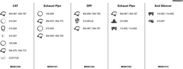 FA1 WN000657 - Система випуску ОГ autocars.com.ua