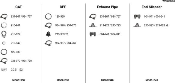 FA1 WN000659 - Система випуску ОГ autocars.com.ua