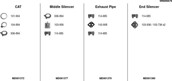 FA1 WN000679 - Система випуску ОГ autocars.com.ua