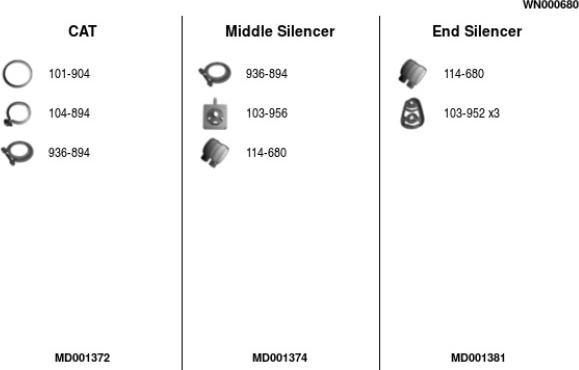 FA1 WN000680 - Система випуску ОГ autocars.com.ua