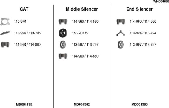 FA1 WN000681 - Система випуску ОГ autocars.com.ua
