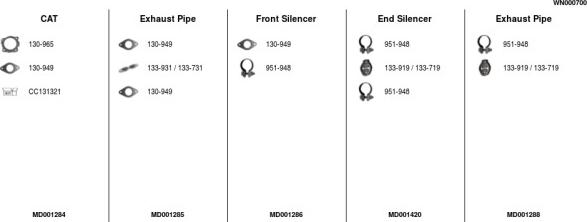 FA1 WN000700 - Система випуску ОГ autocars.com.ua
