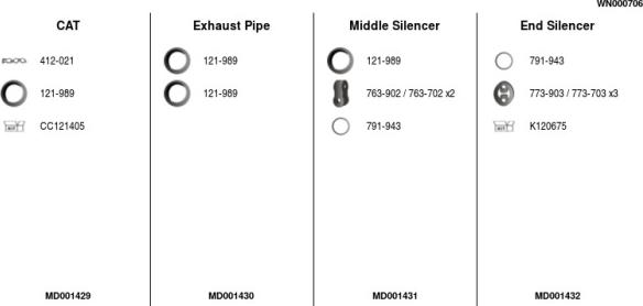 FA1 WN000706 - Система випуску ОГ autocars.com.ua