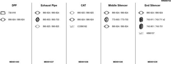 FA1 WN000752 - Система випуску ОГ autocars.com.ua