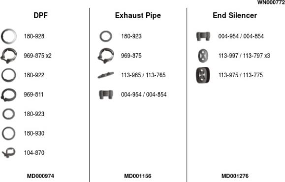 FA1 WN000772 - Система випуску ОГ autocars.com.ua