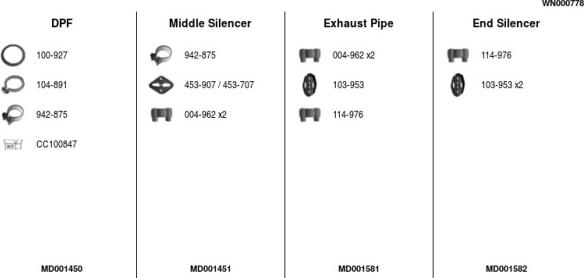 FA1 WN000778 - Система випуску ОГ autocars.com.ua