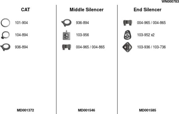 FA1 WN000783 - Система випуску ОГ autocars.com.ua
