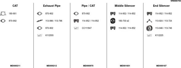 FA1 WN000793 - Система випуску ОГ autocars.com.ua