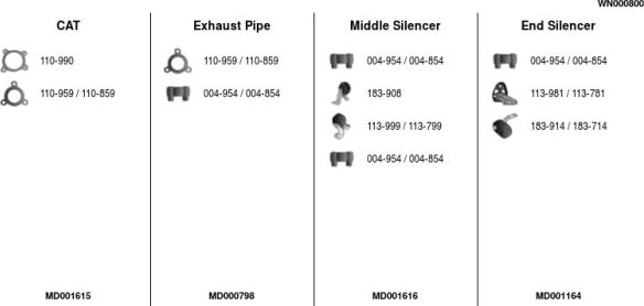 FA1 WN000800 - Система випуску ОГ autocars.com.ua