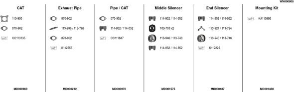 FA1 WN000805 - Система випуску ОГ autocars.com.ua