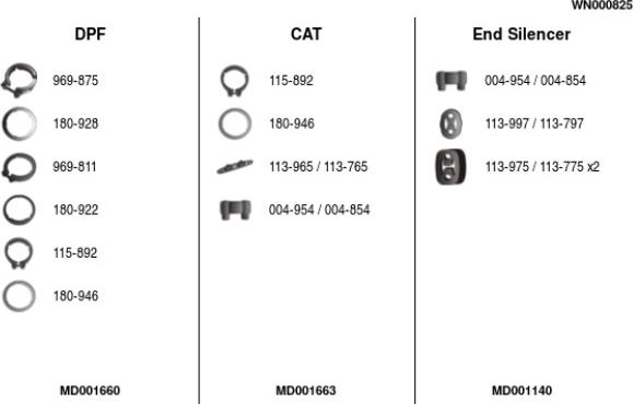 FA1 WN000825 - Система випуску ОГ autocars.com.ua