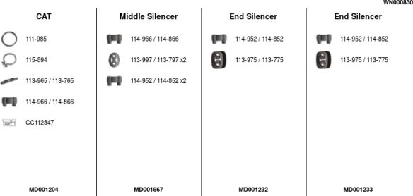 FA1 WN000830 - Система випуску ОГ autocars.com.ua