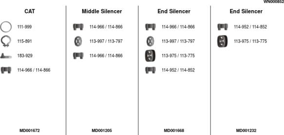 FA1 WN000852 - Система випуску ОГ autocars.com.ua