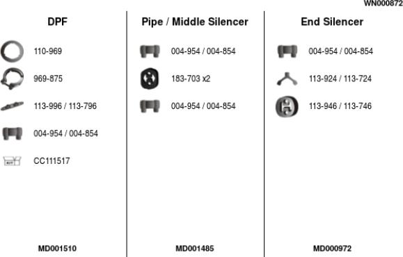 FA1 WN000872 - Система випуску ОГ autocars.com.ua