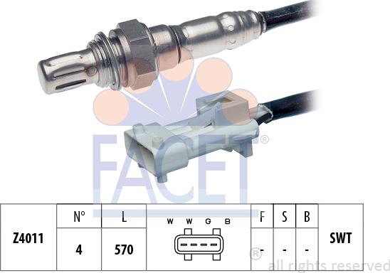 FACET 10.7065 - Лямбда-зонд autocars.com.ua