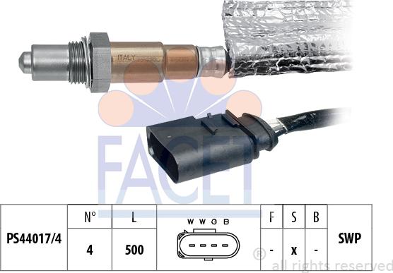 FACET 10.7171 - Лямбда-зонд autocars.com.ua