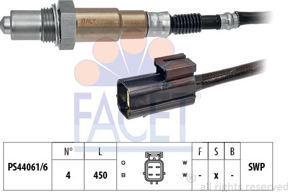 FACET 10.7202 - Лямбда-зонд autocars.com.ua