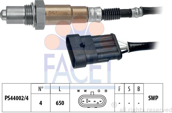 FACET 10.7214 - Лямбда-зонд autocars.com.ua