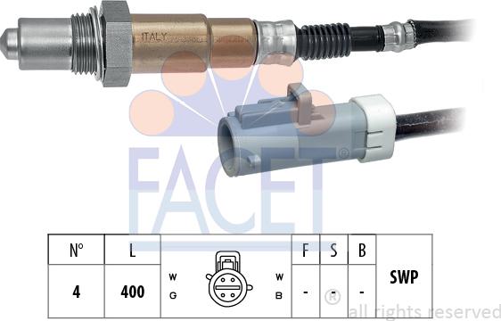 FACET 10.8219 - Лямбда-зонд autocars.com.ua