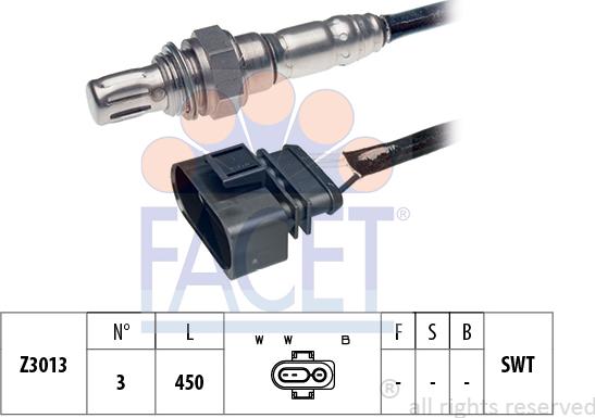 FACET 10.7300 - Лямбда-зонд autocars.com.ua