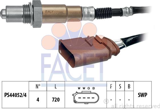 FACET 10.7362 - Лямбда-зонд autocars.com.ua