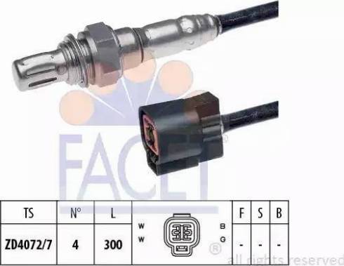 FACET 10.7364 - Лямбда-зонд autocars.com.ua