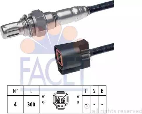 FACET 10.7365 - Лямбда-зонд autocars.com.ua