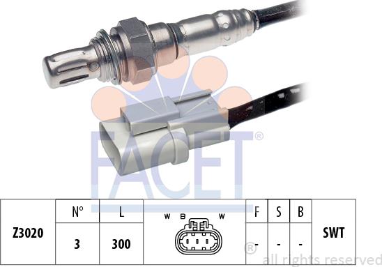 FACET 10.7396 - Лямбда-зонд autocars.com.ua