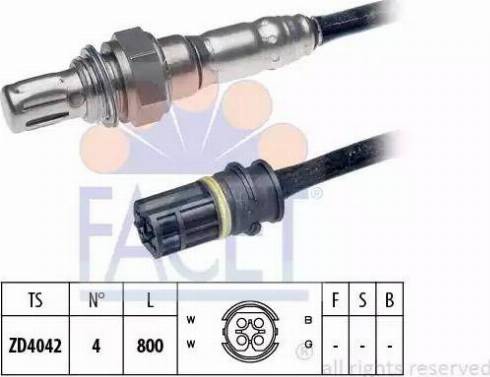 FACET 10.7421 - Лямбда-зонд autocars.com.ua