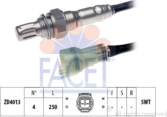 FACET 10.7484 - Лямбда-зонд autocars.com.ua