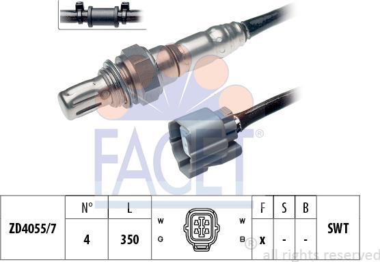 FACET 10.7495 - Лямбда-зонд autocars.com.ua