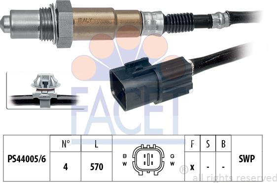 FACET 10.7510 - Лямбда-зонд autocars.com.ua