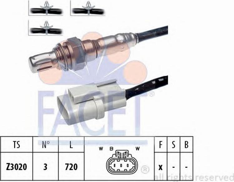 FACET 10.7553 - Лямбда-зонд autocars.com.ua