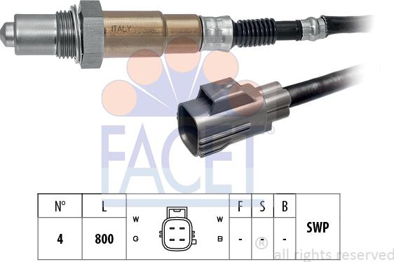 FACET 10.7578 - Лямбда-зонд autocars.com.ua