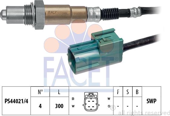 FACET 10.7628 - Лямбда-зонд autocars.com.ua