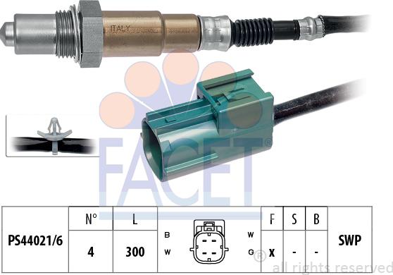 FACET 10.7633 - Лямбда-зонд autocars.com.ua