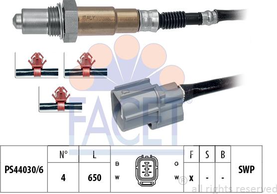 FACET 10.7724 - Лямбда-зонд, датчик кислорода autodnr.net