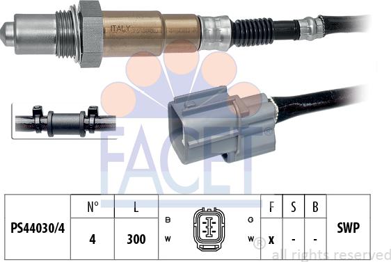 FACET 10.7725 - Лямбда-зонд autocars.com.ua